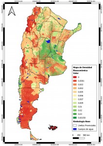 Mapa del potencial bioeconómico de la Argentina